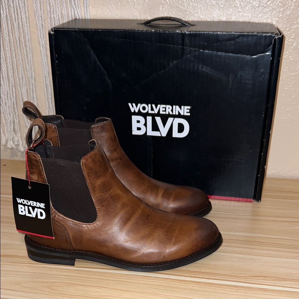 Wolverine blvd Brown Chelsea Boots